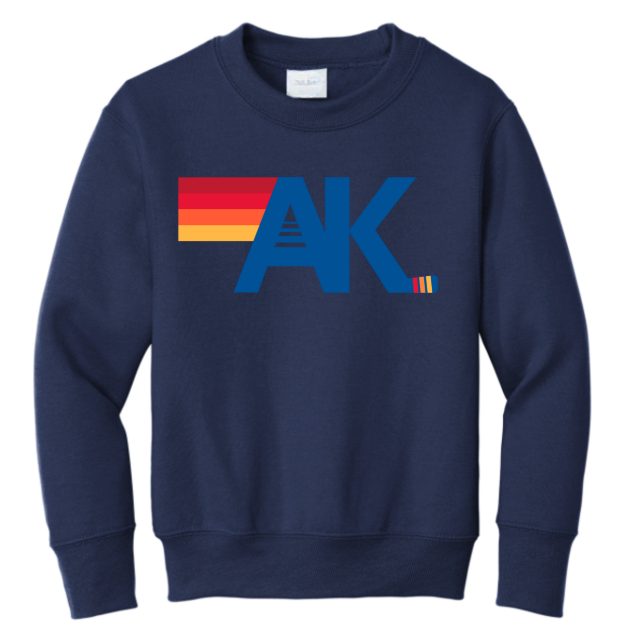 AK Crewneck Hockey Nation Relaxed Fit Adult Sport Navy