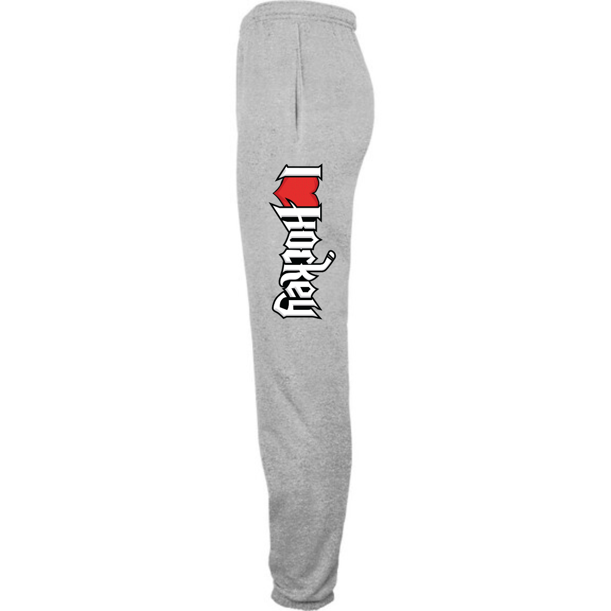 I Heart Hockey Champion Sweats Gray